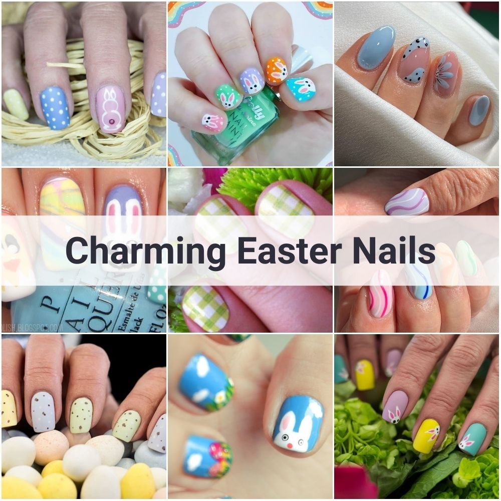 Easter Nail Trends 2026: Aura, Velvet, & Minimalist Bunny Designs